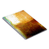 イエローブラウン抽象芸術 ノートブック (右側)