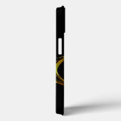 イエローブラウン白フラクタルローズ Case-Mate iPhoneケース (裏面 / 右)