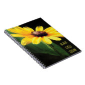 イエローブラックアイドスーザン写真 ノートブック (右側)