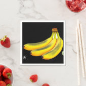 イエローブラックバナナ スタンダードカクテルナプキン (インサイチュ)