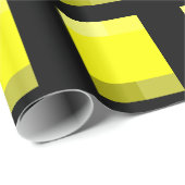 イエローブラックパターンバンドラッピング紙by Janz ラッピングペーパー (ロールコーナー)