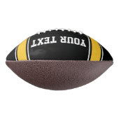 イエローブラックフットボールスポーツジャージーカスタム文字 アメリカンフットボール (回転90)