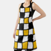 イエローブラックプレイド エプロン (インサイチュ)
