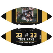 イエローブラックプレイヤー名番号チームの写真 アメリカンフットボール (パネル)