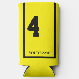 イエローブラックホース4サドルクロスカスタム スリム缶クーラー