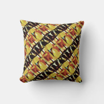 イエローブラックラスト斜め小タイル抽象芸術アート