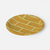 イエローブリックロードきらびやかなOZ誕生日パーティー ペーパープレート (アングル)