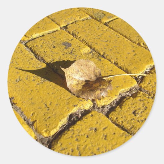 イエローブリック道路のシール ラウンドシール (正面)