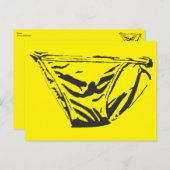 イエローブリーフポストカード ポストカード (正面/裏面)