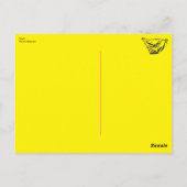 イエローブリーフポストカード ポストカード (裏面)