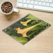 イエローブルマンシア開花フローラ ノートブック