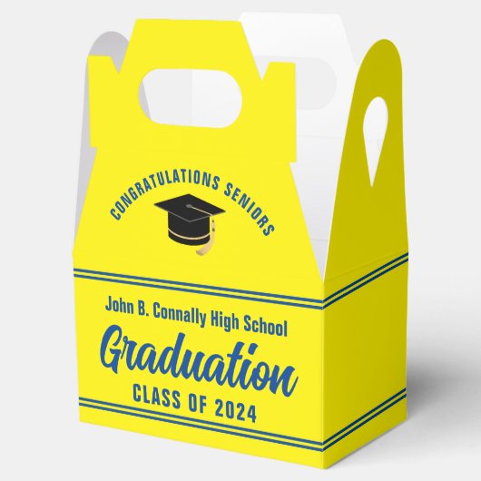 イエローブルーおめでとうございます2025年度卒業パーティー フェイバーボックス (オープン)