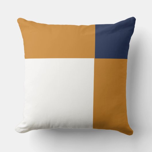 イエローブルーとパール クッション (正面)