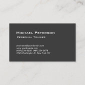 イエローブルーグレートレーナーフィットネス名刺 名刺 (裏面)