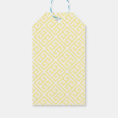 イエローブルー名門私立校風のレモンツリーウェディングシャワー ギフトタグ (裏面)