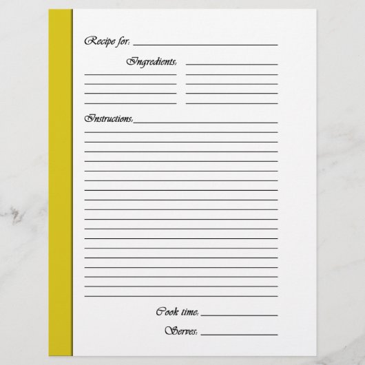 イエローブレックファースト両面レシピページ (裏面)