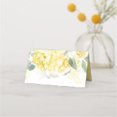 イエローブロッサムボ結婚タニカル座席表 プレイスカード (裏面)