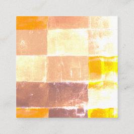 イエロープライド桃 スクエア名刺