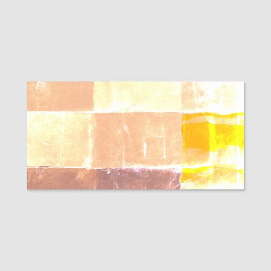 イエロープライド桃 名札 (正面)