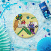 イエロープリムプレート – メガリャ&グロガー ペーパープレート (パーティー)