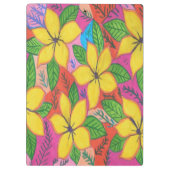 イエロープルメリアズガーデン クリップボード (裏面)