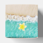 イエロープルメリアフランギパニトロピカルビーチ結婚式 フェイバーボックス (上部)