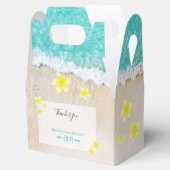 イエロープルメリアフランギパニトロピカルビーチ結婚式 フェイバーボックス (オープン)