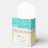 イエロープルメリアフランギパニトロピカルビーチ結婚式 フェイバーボックス (オープン)