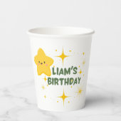 イエロープレイフルスターキッズパーティー紙カップ 紙コップ (裏面)