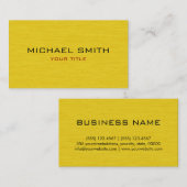 イエロープロフェッショナルモダン名刺 名刺 (正面/裏面)