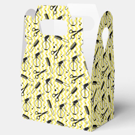 イエローヘアドレッサーのツールパターン フェイバーボックス (オープン)