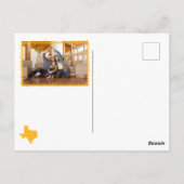 イエローヘイY'all -テキサス州へ移動 ポストカード (裏面)