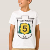 イエローヘッド道路標識 Tシャツ (正面)