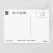 イエローベアキャタピラーバージニアタイガーモスアイテム ポストカード (裏面)