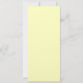 イエローベビーシャワーマザー&ベビーエレファント招待状 招待状 (裏面)