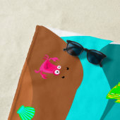 イエローベビーシャーク&フレンズドゥー ビーチタオル (インサイチュ)