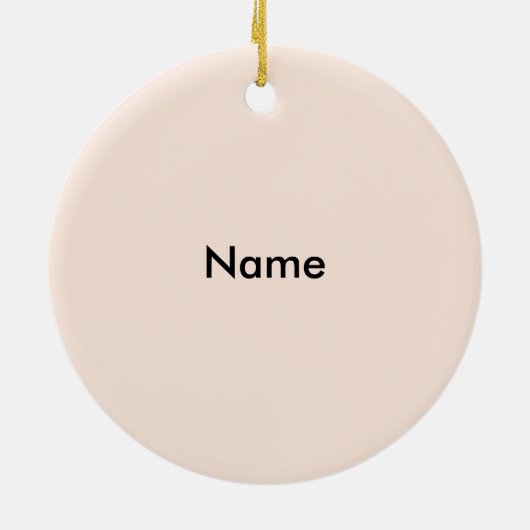 イエローベビーゾウ セラミックオーナメント (裏面)