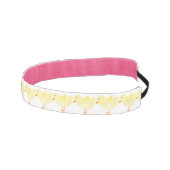 イエローベビーチックパターンかわいい アスレチックヘッドバンド (右)