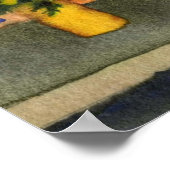 イエローベラーアートプリント ポスター (角)