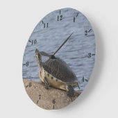 イエローベリーのスライダーカメ ラージ壁時計 (傾斜)