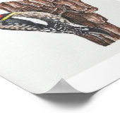 イエローベリースサプッカーアートプリント ポスター (角)