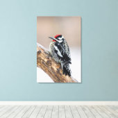 イエローベリーズのサプッカー男性 キャンバスプリント (インサイチュ (ウッドフロア))