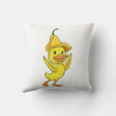 イエローベルキャップ付きアヒル クッション (裏面)