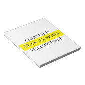 イエローベルト ノートパッド (アングル)