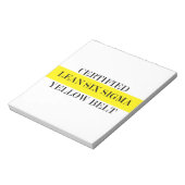 イエローベルト ノートパッド (回転)