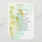 イエローベル水彩洗剤 招待状 (正面/裏面)