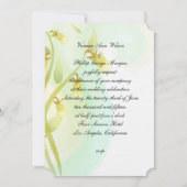 イエローベル水彩洗剤 招待状 (正面)