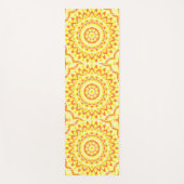 イエローベースマンダラ ヨガマット (正面)