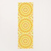 イエローベースマンダラ ヨガマット (裏面)