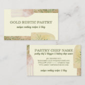 イエローペストリー素朴ベーカリー 名刺 (正面/裏面)